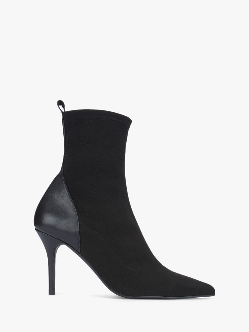 Mint Velvet Sian Ankle Sock Boots, Black