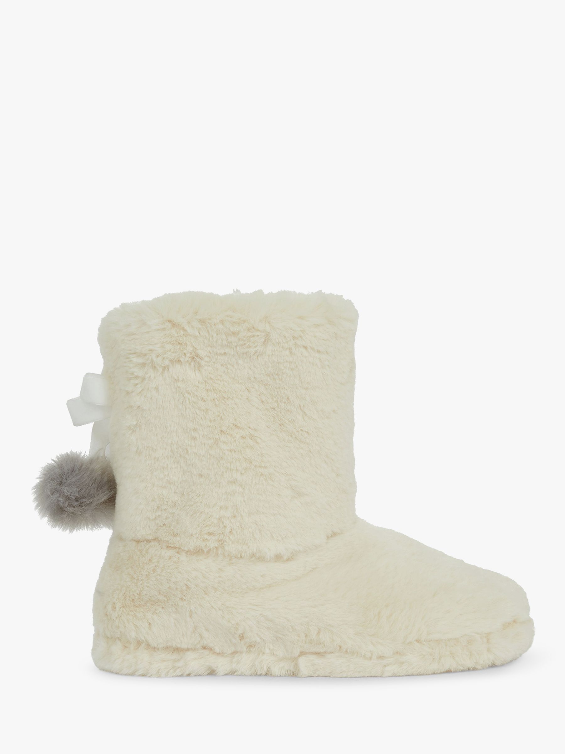 Ted Baker Hammond Faux Fur Slipper Boots, Natural Ivory