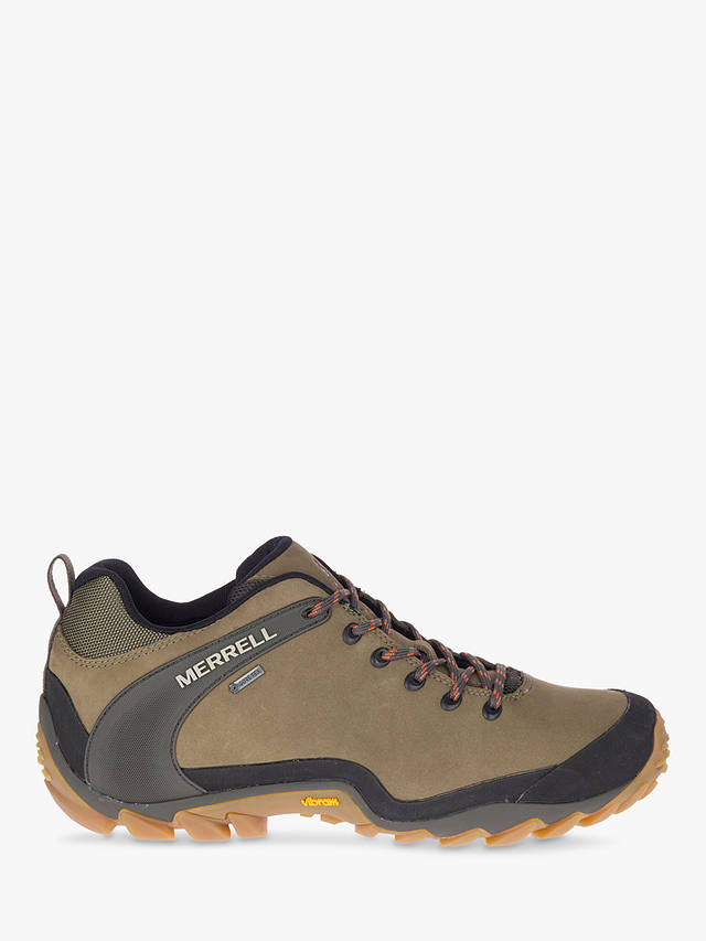 Merrell Chameleon 8 Men's Waterproof Gore-Tex Walking Shoes, Olive at ...