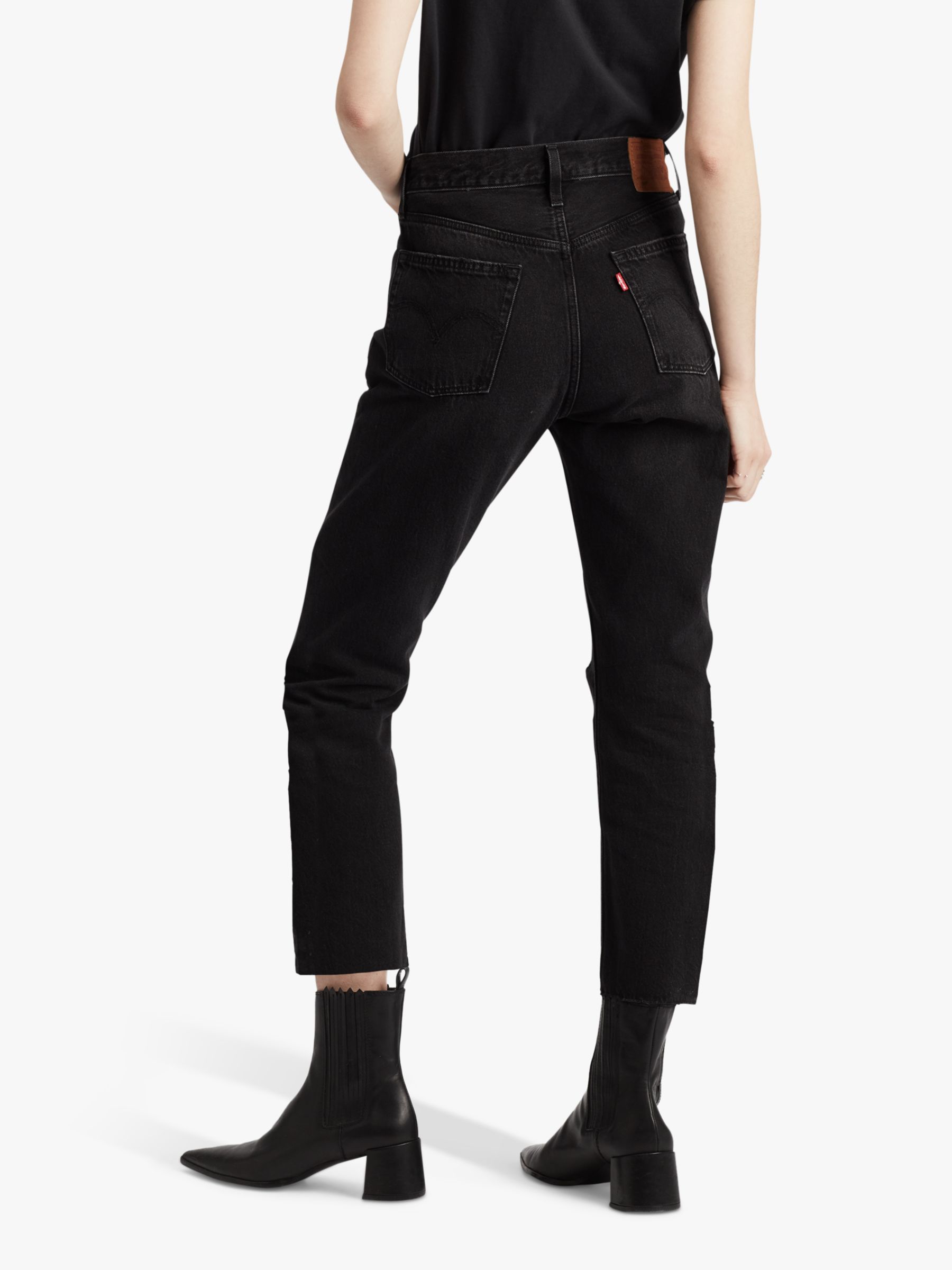 levi 501 women's jeans black