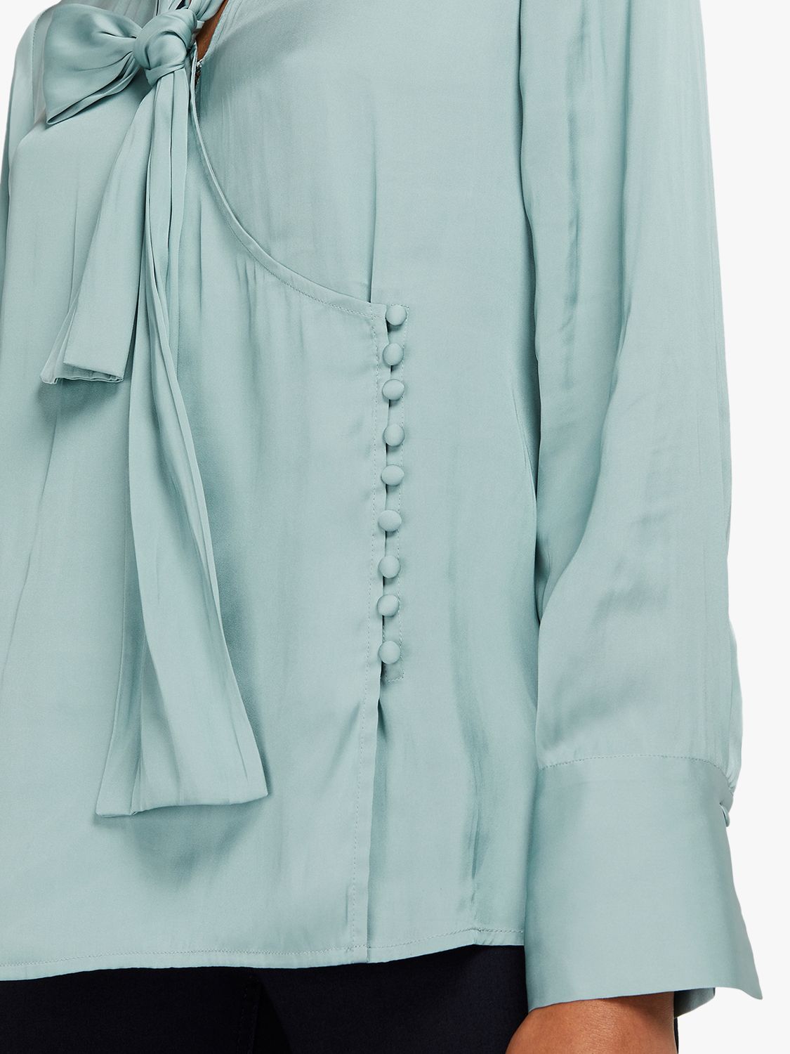 duck egg blue blouse