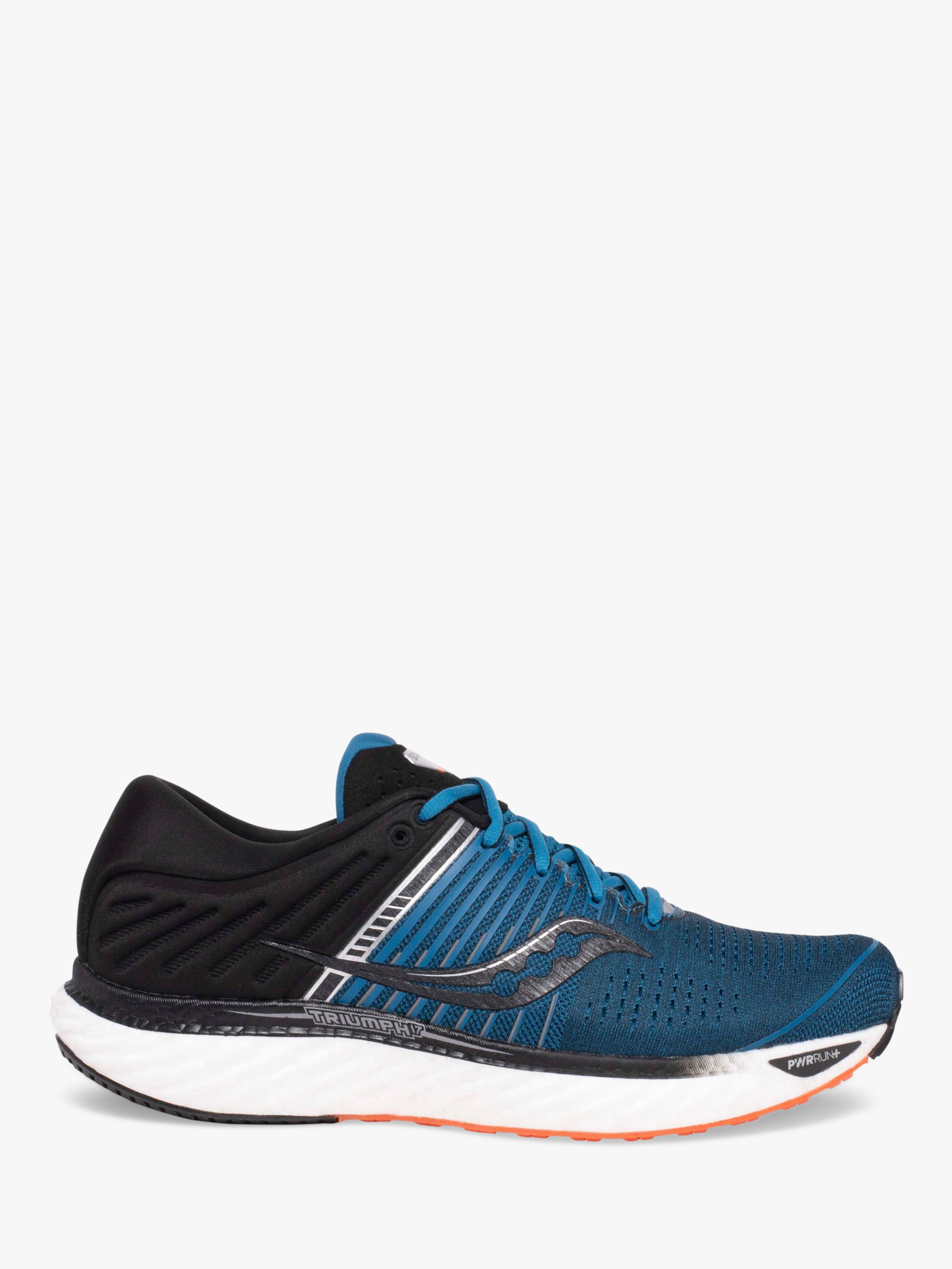 Saucony Triumph 17 Men's Running Shoes, Blue/Black