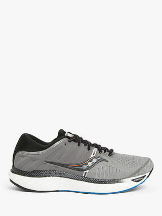 Saucony Hurricane 22 Men's Running Shoes, Grey/Black