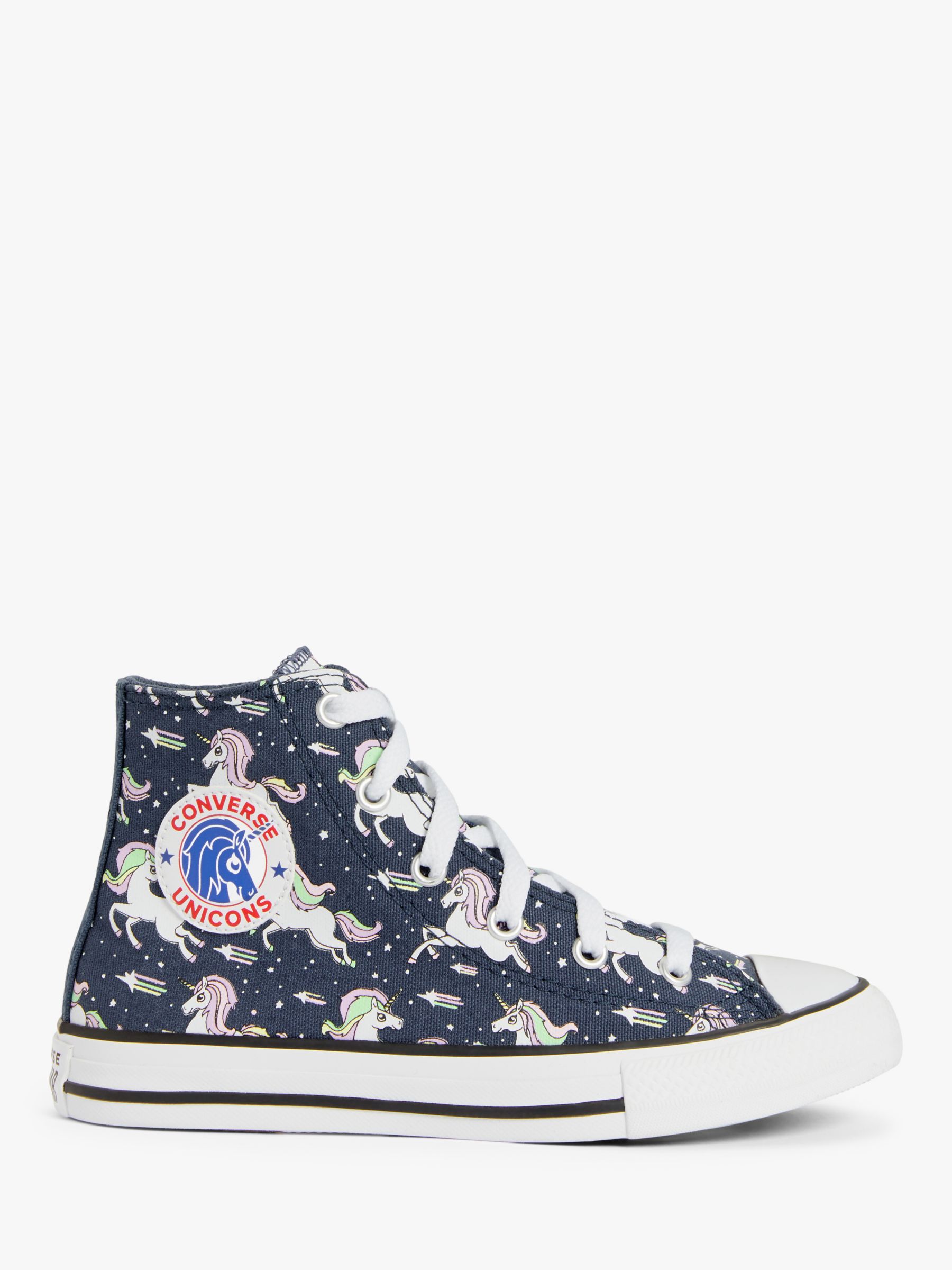 converse childrens navy all star trainers