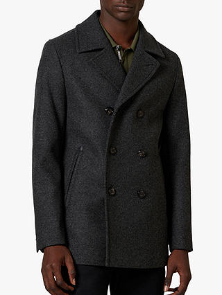 Ted Baker Westun Double Breasted Wool Pea Coat
