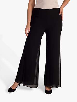 Chesca Double Layer Trousers, Black