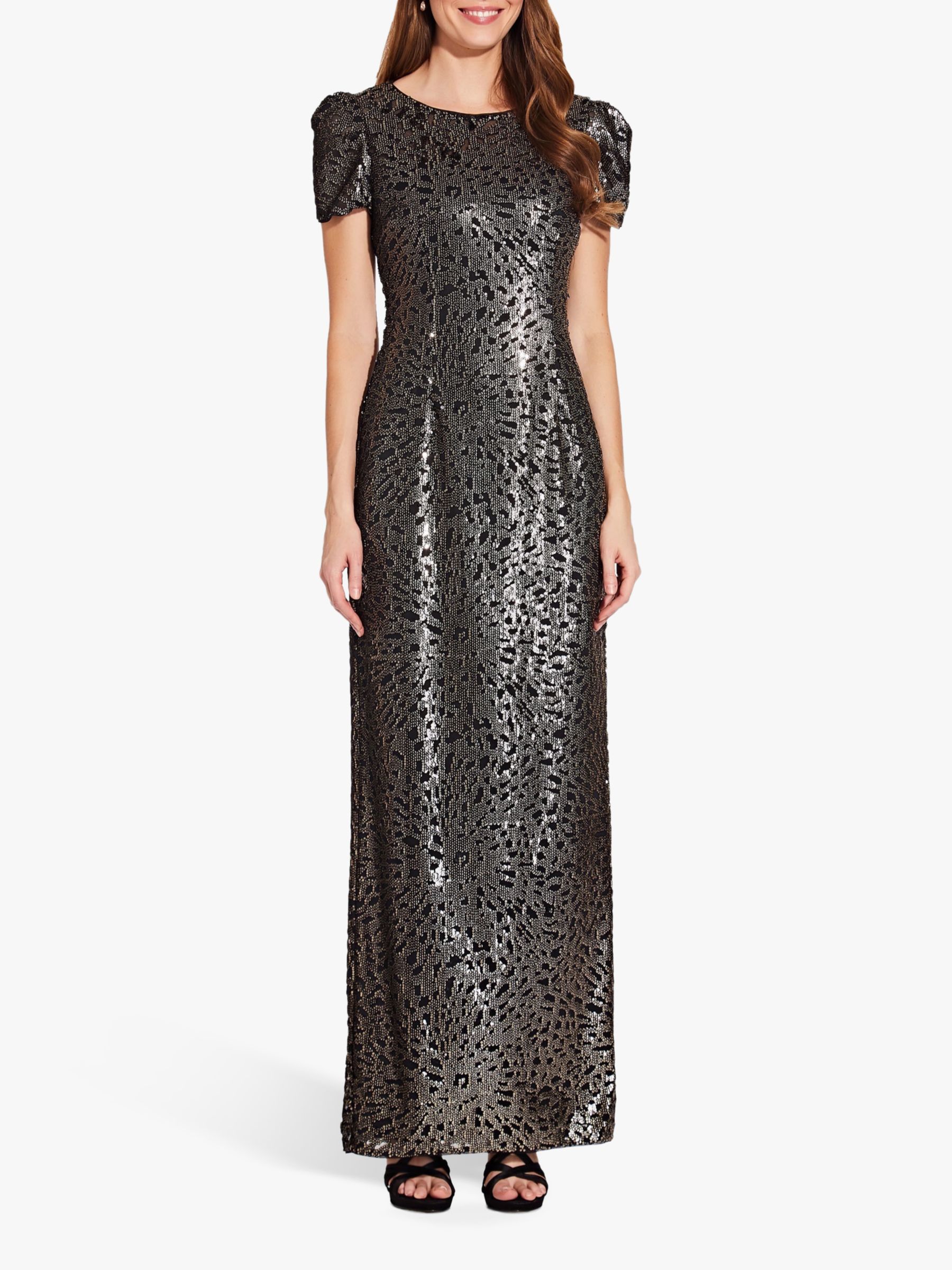 Adrianna Papell Long Sequin Dress with ...