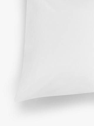 John Lewis & Partners 200 Thread Count Cotton Standard Pillowcase, White