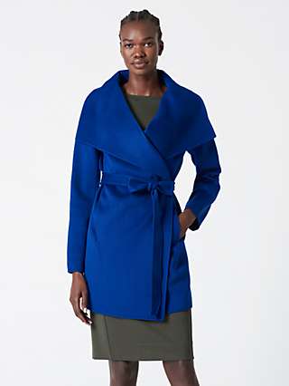 Winser London Lauren Wrap Wool Blend Short Coat