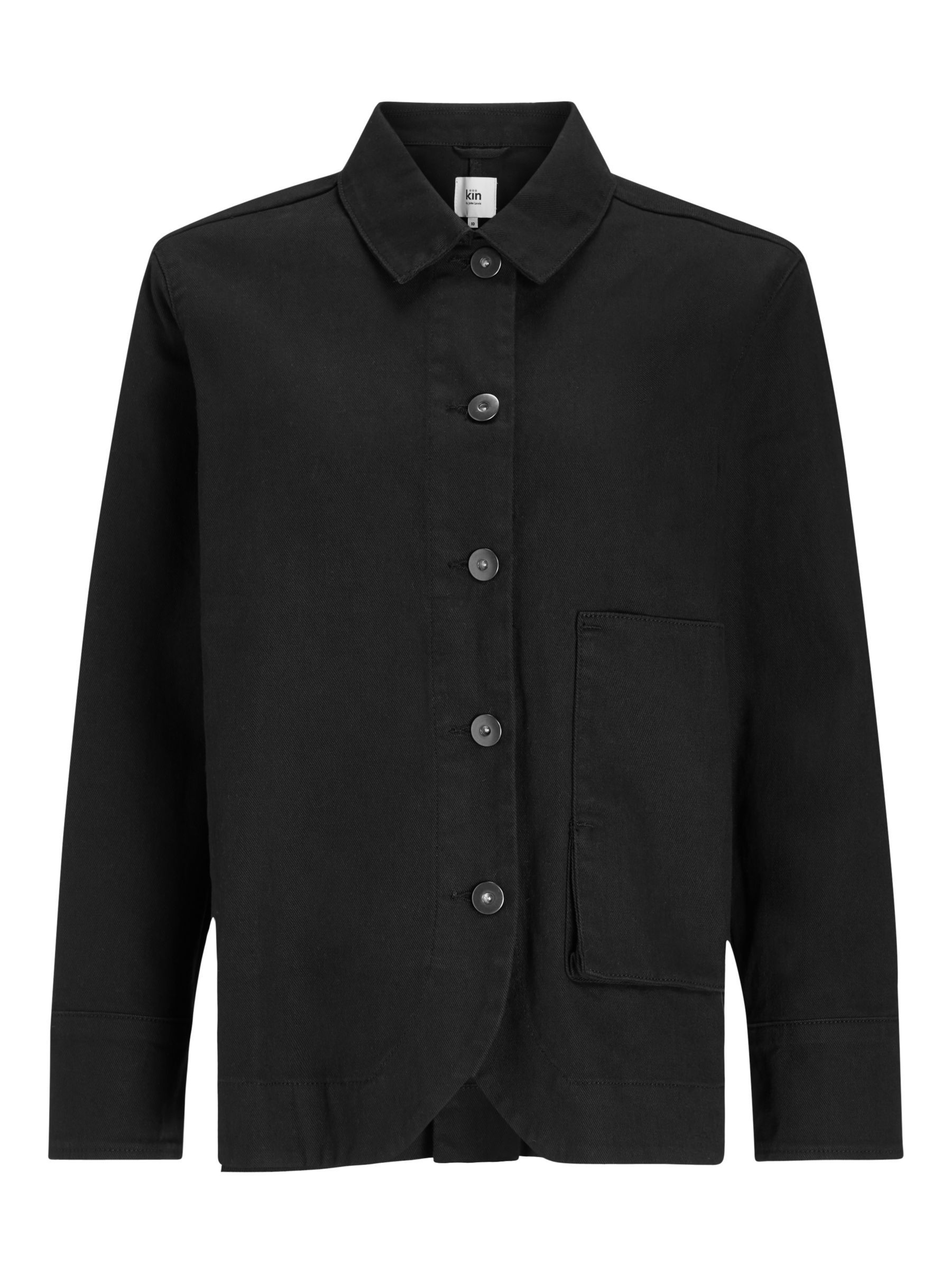 Kin Japanese Workwear Jacket, Black