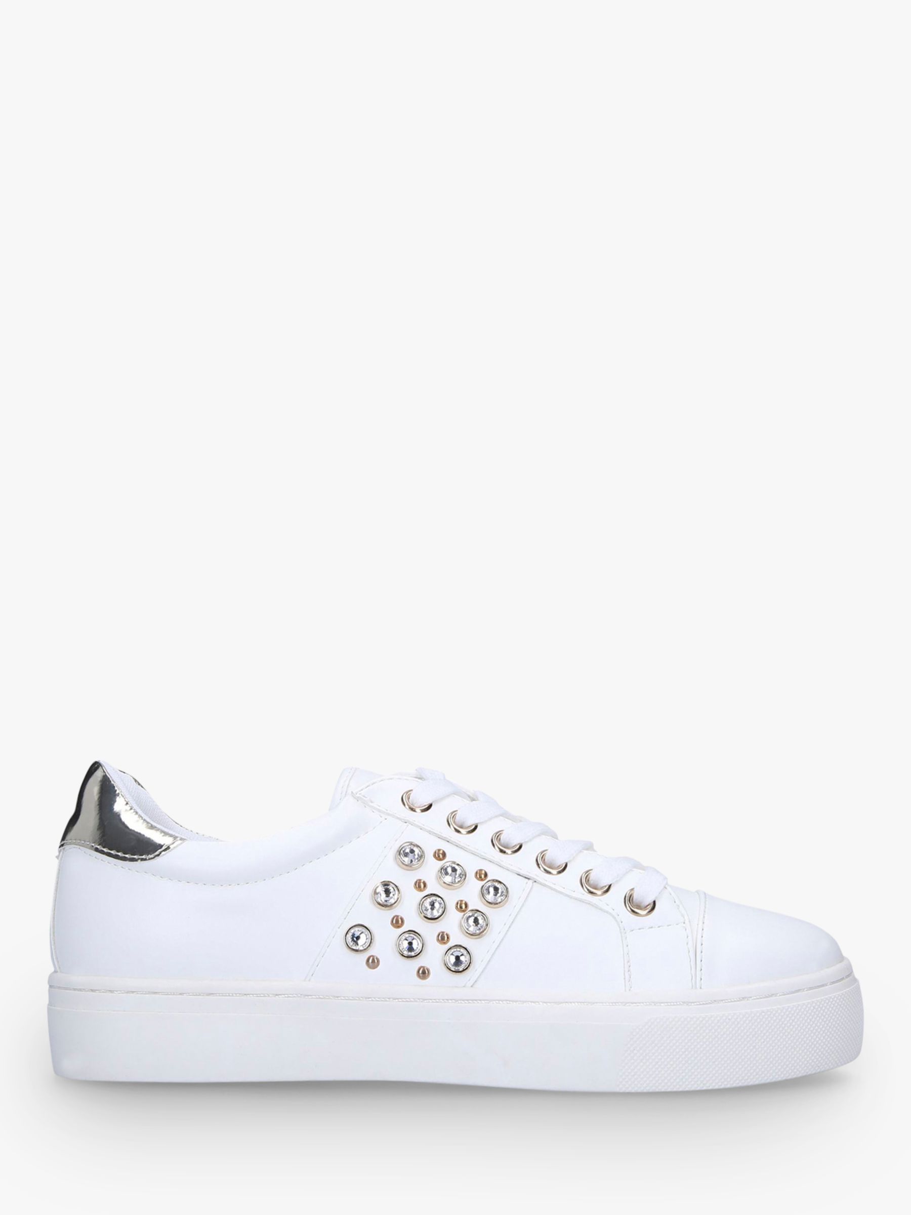 Carvela Jiggy Embellished Lace Up Trainers