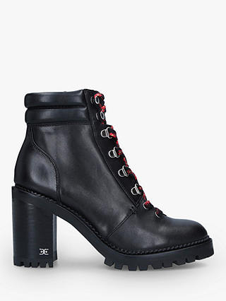 Sam Edelman Sade Block Heel Leather Ankle Boots, Black