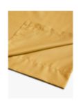 John Lewis & Partners Crisp and Fresh 200 Thread Count Egyptian Cotton Flat Sheet, Mustard