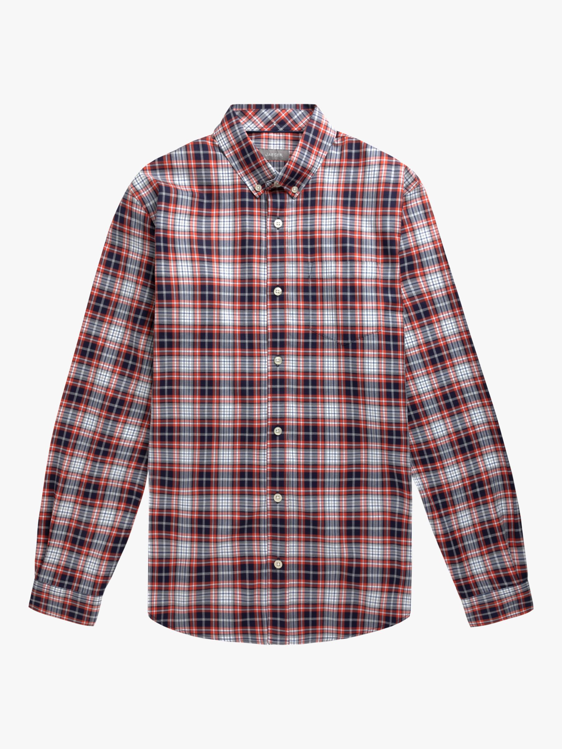 Jaeger Cotton Check Shirt, Multi
