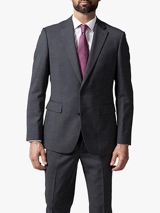 Chester by Chester Barrie Micro Puppytooth Travel Suit Jacket, Grey