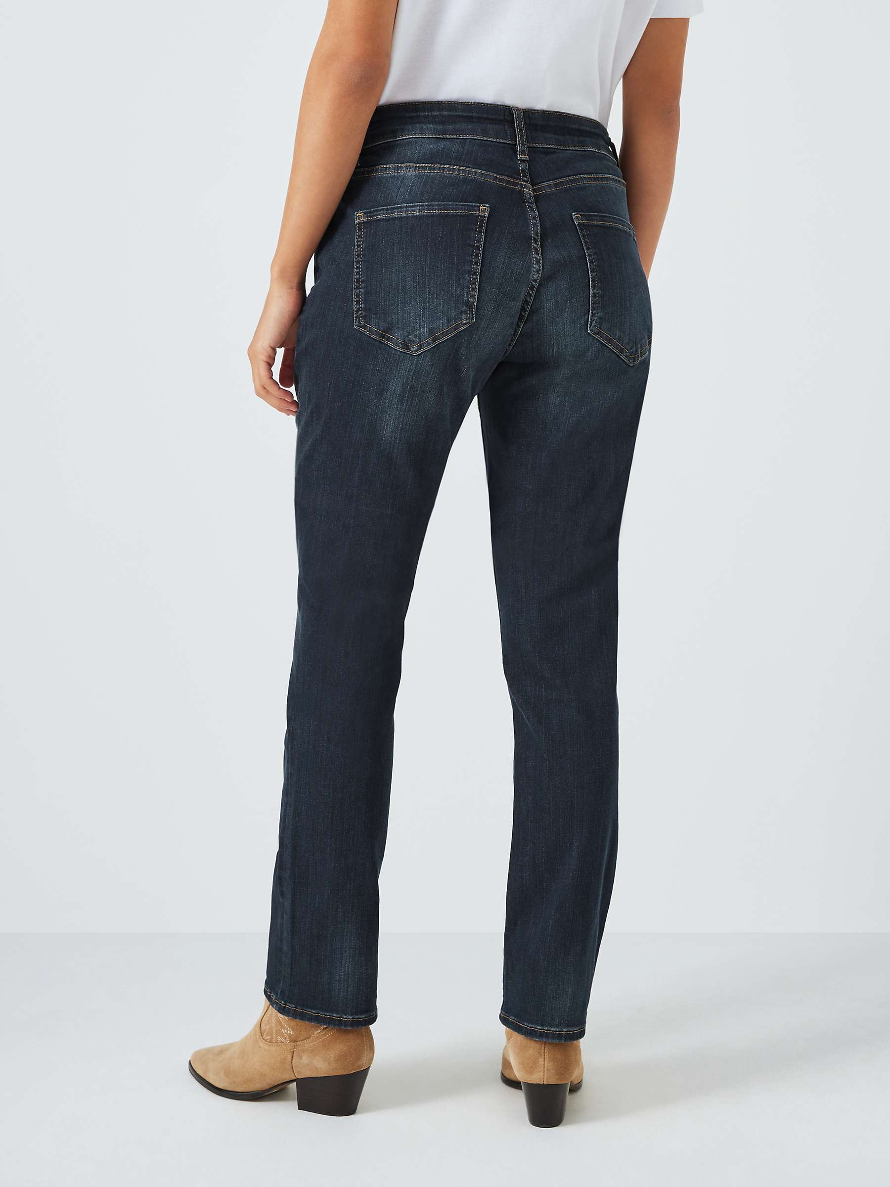 Buy AND/OR Silverlake Straight Leg Jeans, Deja Blue Online at johnlewis.com