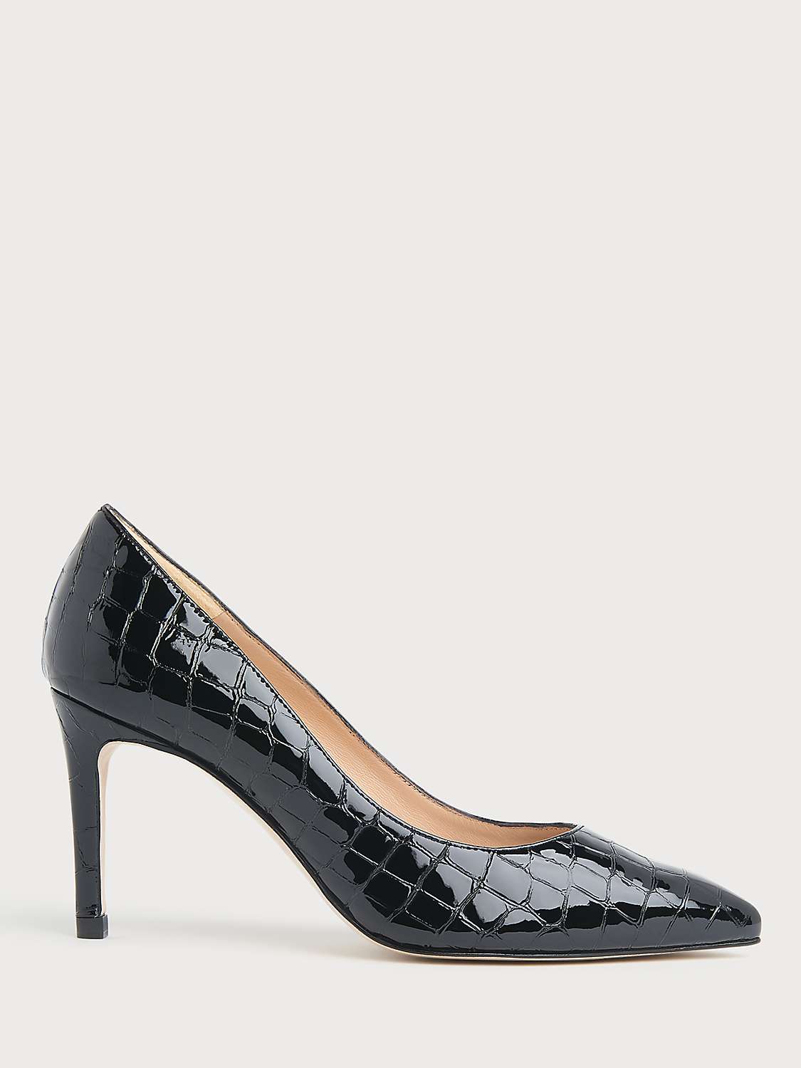 Buy L.K.Bennett Floret Pointed Leather Court Shoes Online at johnlewis.com