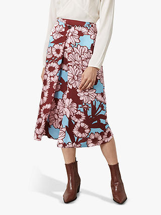Finery Archie Floral Print Skirt