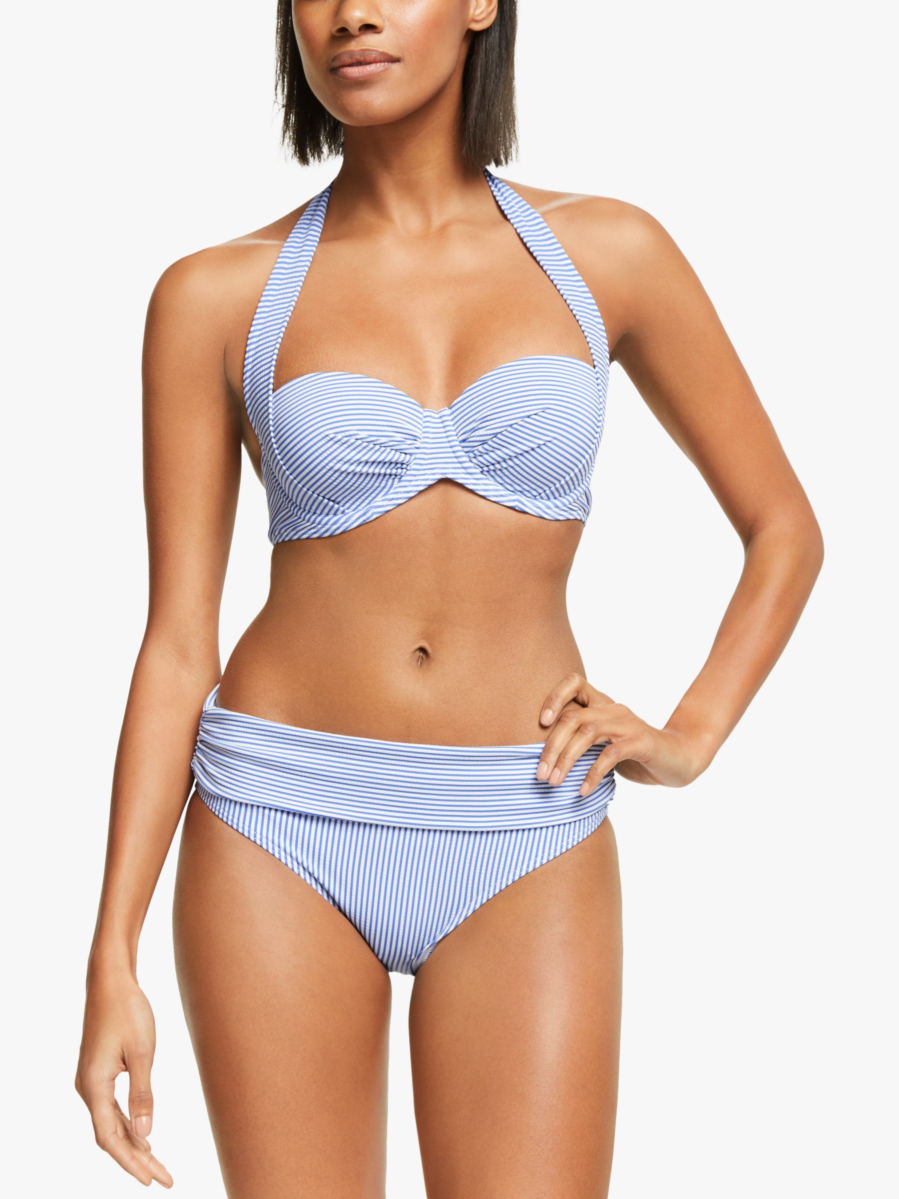 Buy John Lewis St Tropez Sling Halter Bikini Top, Blue Online at johnlewis.com