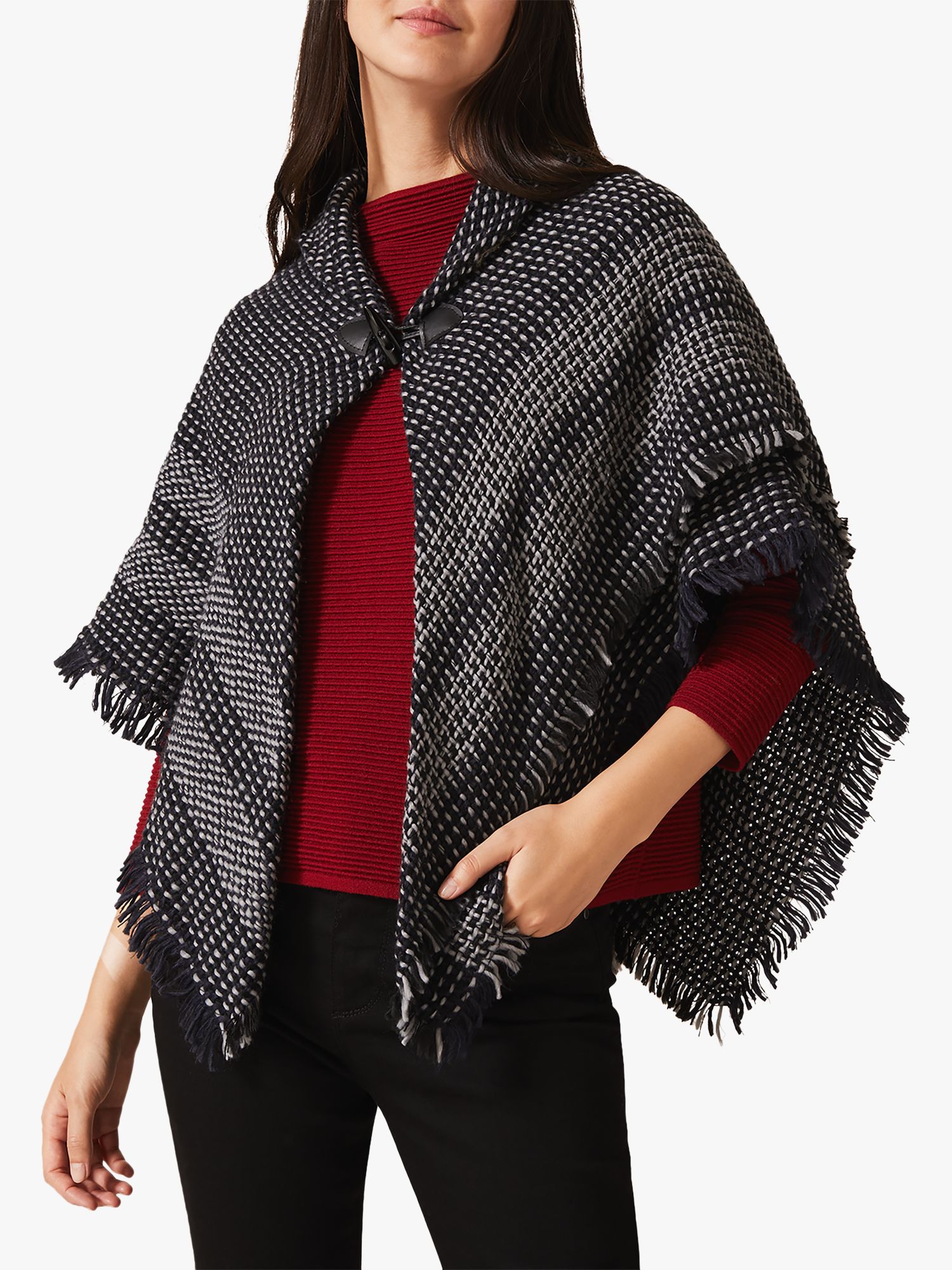 Phase Eight Bobby Woven Cape, Multi