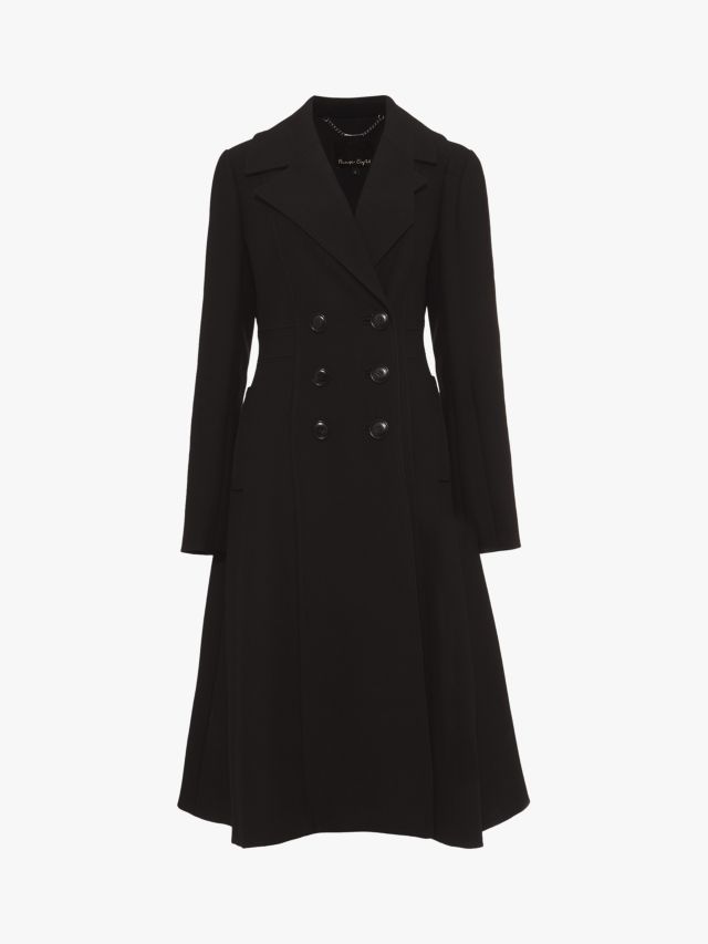 Phase Eight Sandra Swing Coat, Black, 8