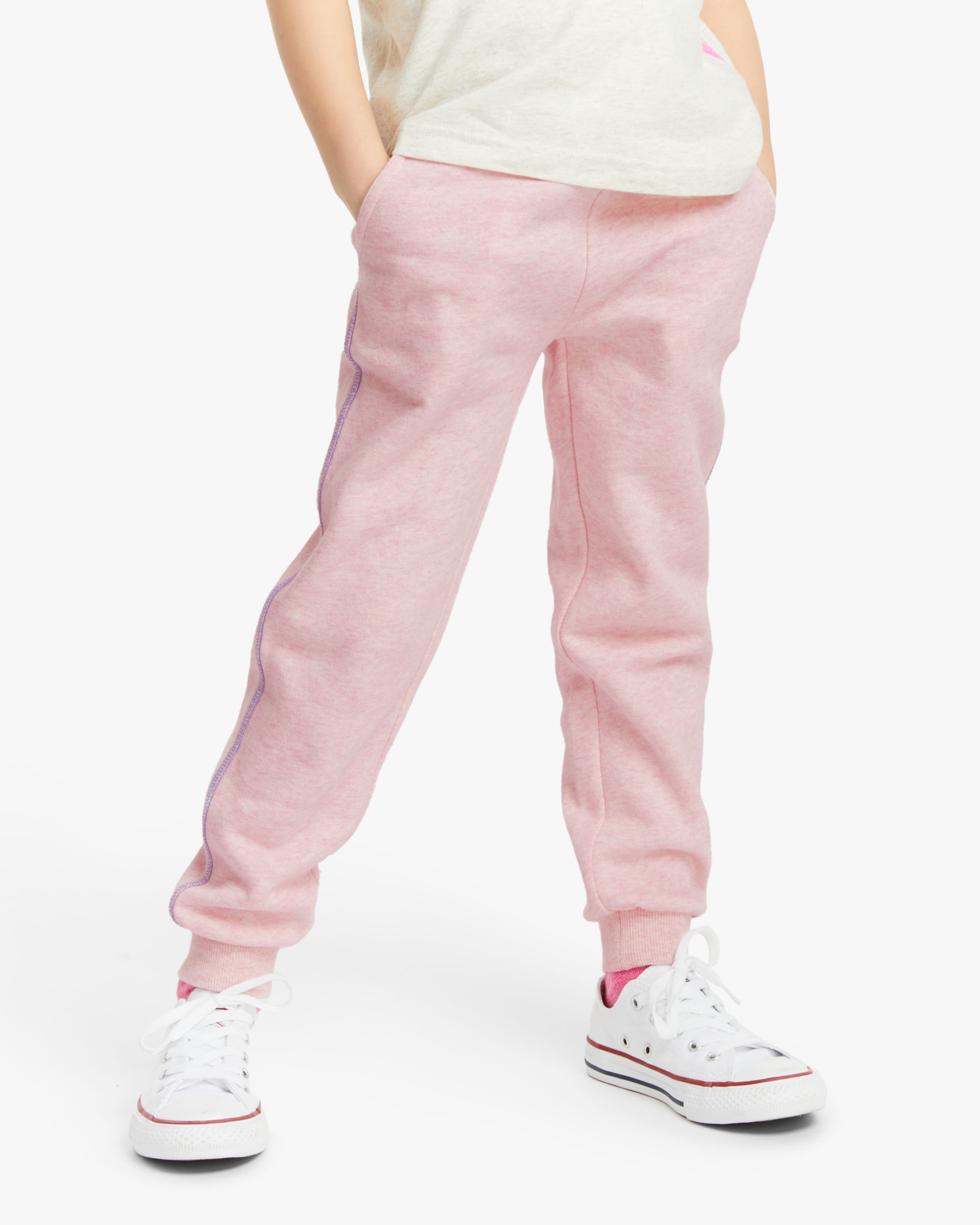 girls pink joggers