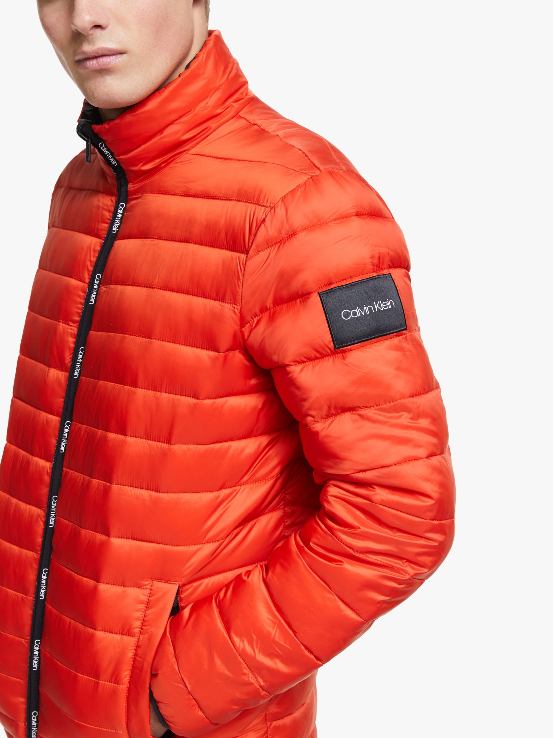 calvin klein orange jacket