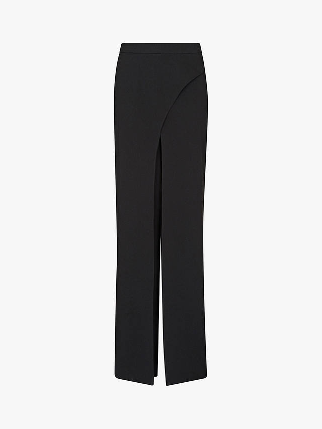 Adrianna Papell Crepe Trousers, Black