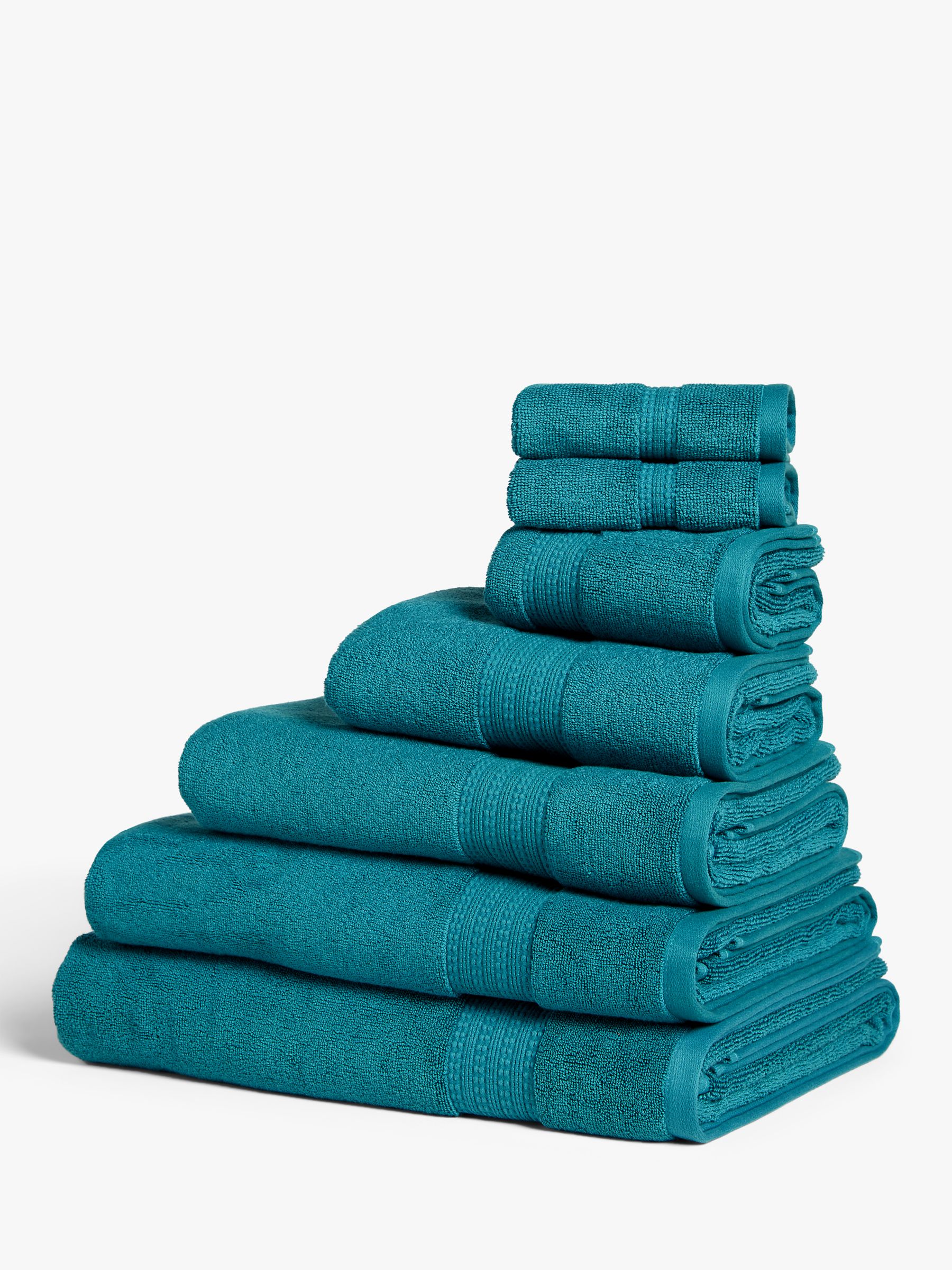 dark turquoise towels
