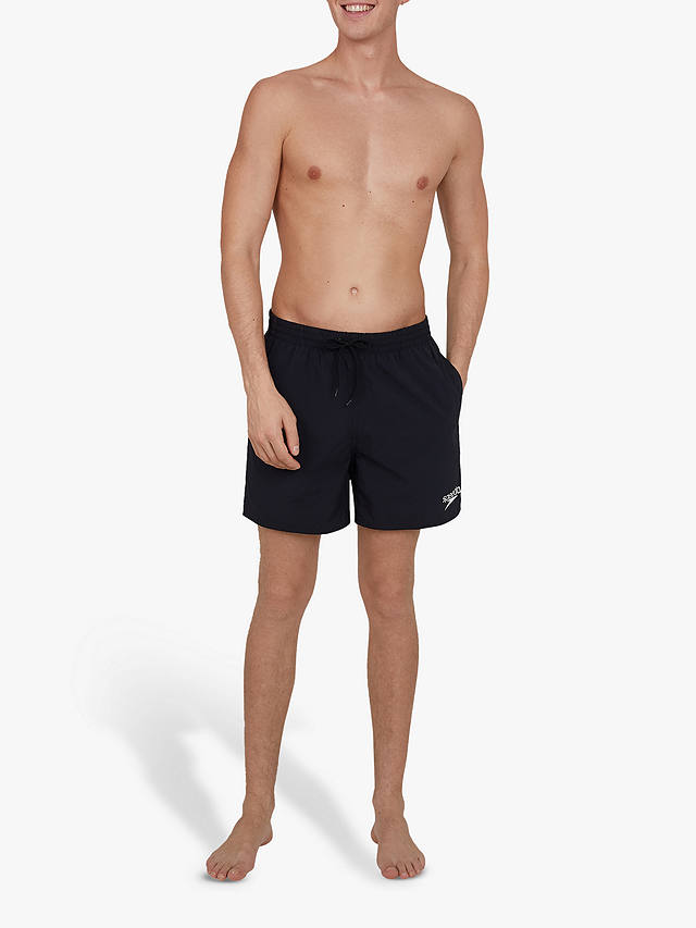 Speedo Essentials 16" Swim Shorts, Black