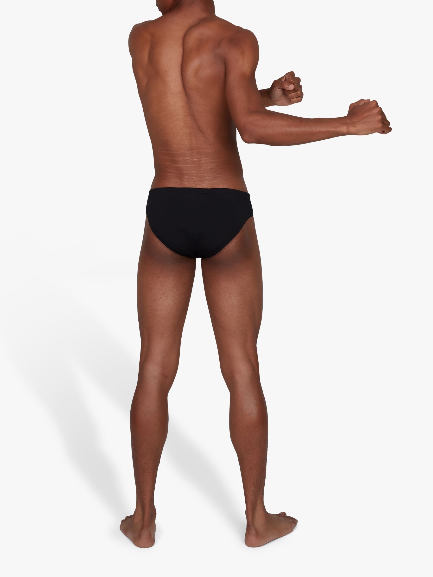 Speedo Essential Endurance 7cm Swim Briefs Black At John Lewis And Partners