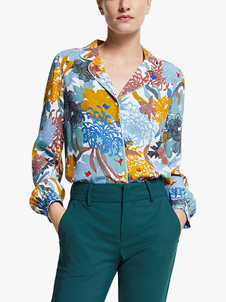 Numph Nuabalina Floral Pyjama Shirt, Pristine