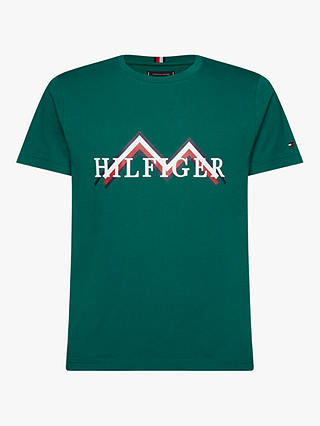 Tommy Hilfiger Mountain T-Shirt, Emerald Green