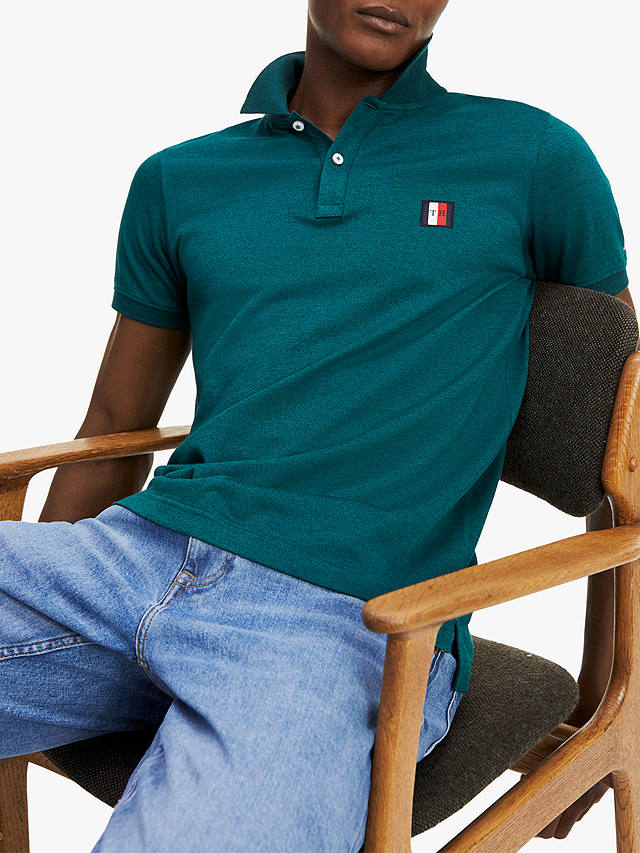 Tommy Hilfiger Men's Classic Fit TH Flex Cotton Logo Polo Shirt