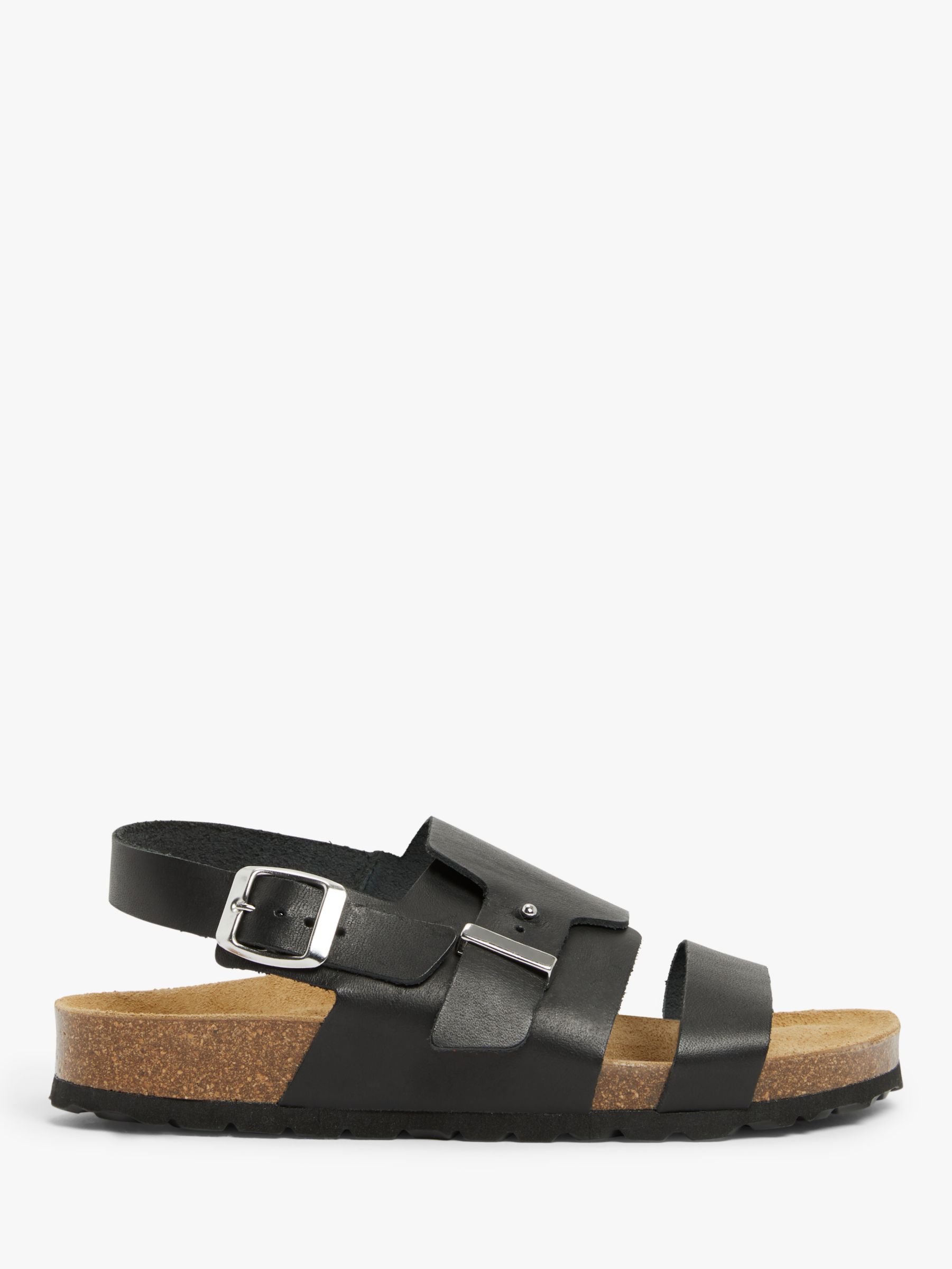 Kin Liberty Wide Strap Slingback Sandals Black At John Lewis And Partners 3377