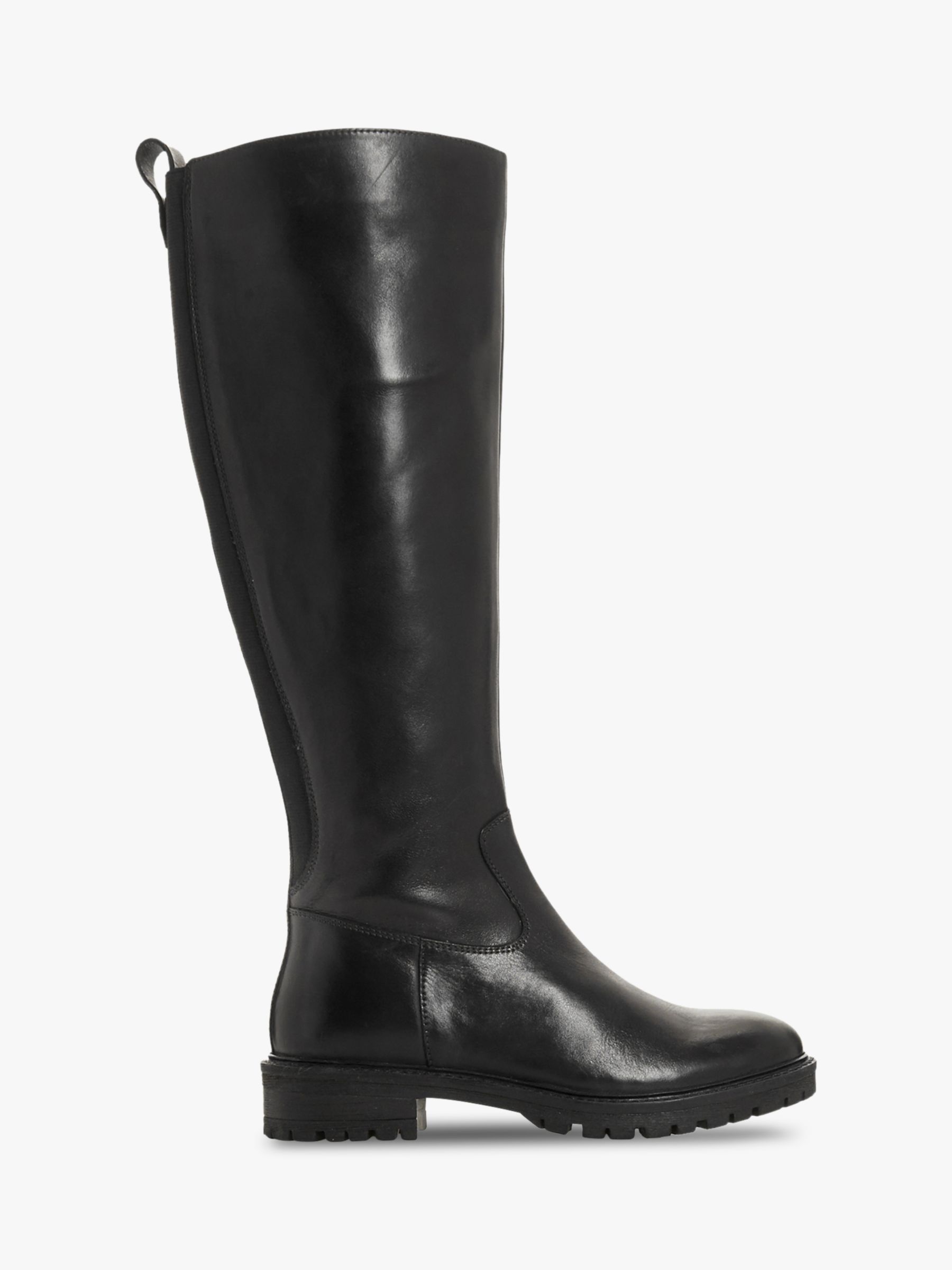 Bertie Tallow Knee High Cleated Sole Boots