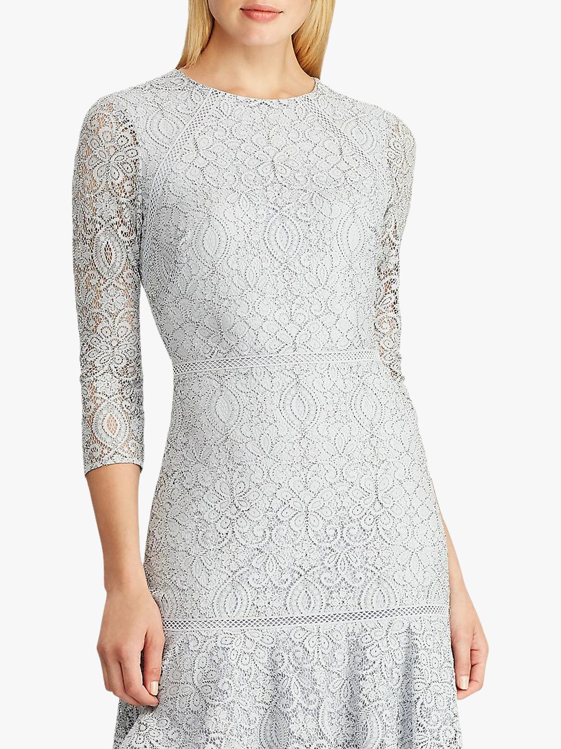 ralph lauren floral lace dress