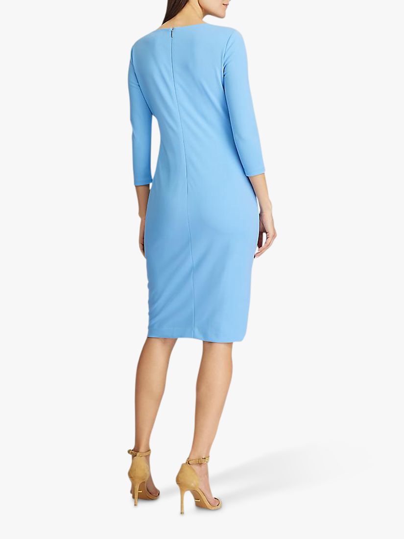 Lauren Ralph Lauren Finnlie 3/4 Sleeve Day Dress, Eos Blue