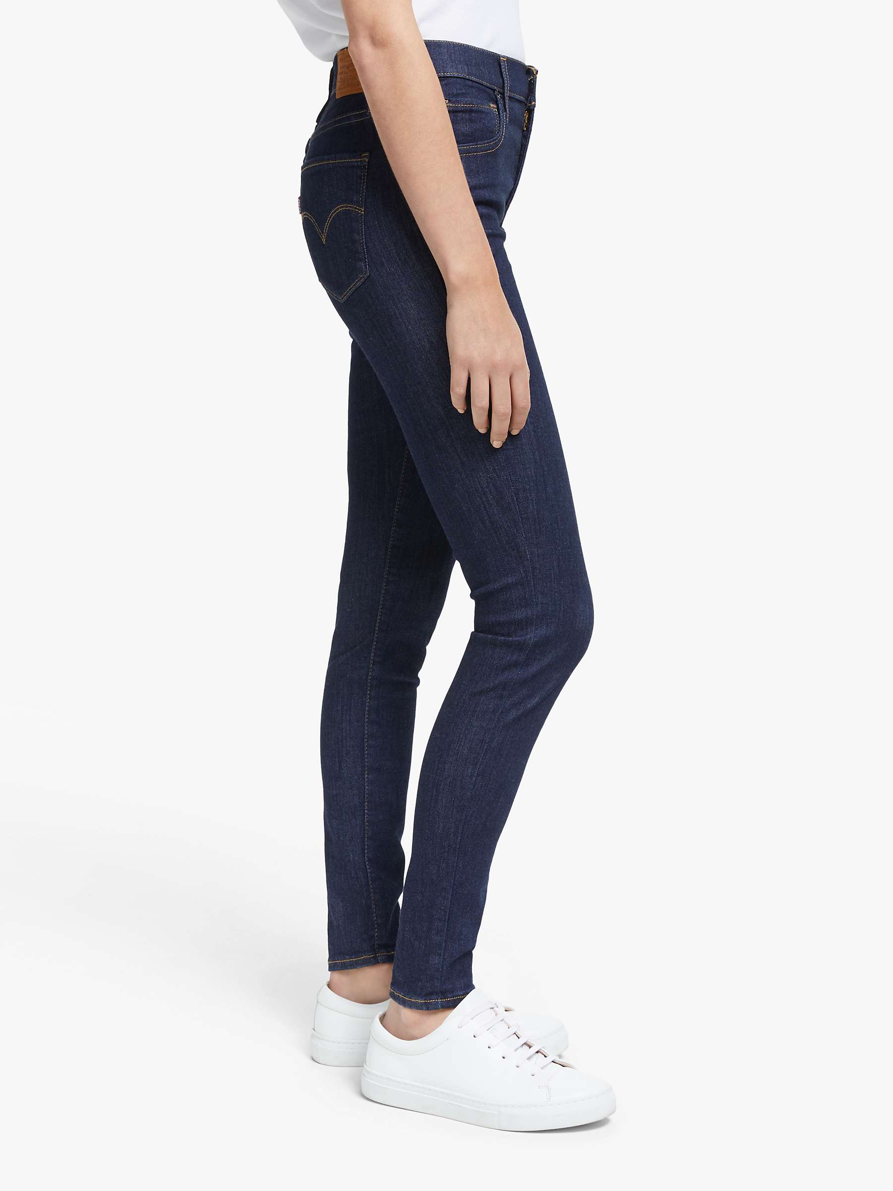Levi's 720 High Rise Super Skinny Jeans, Deep Serenity at John Lewis &  Partners