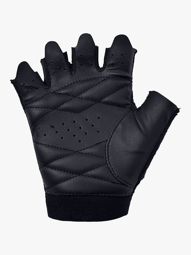 Under Armour Women's Light Training Gloves, Black/Silver, S