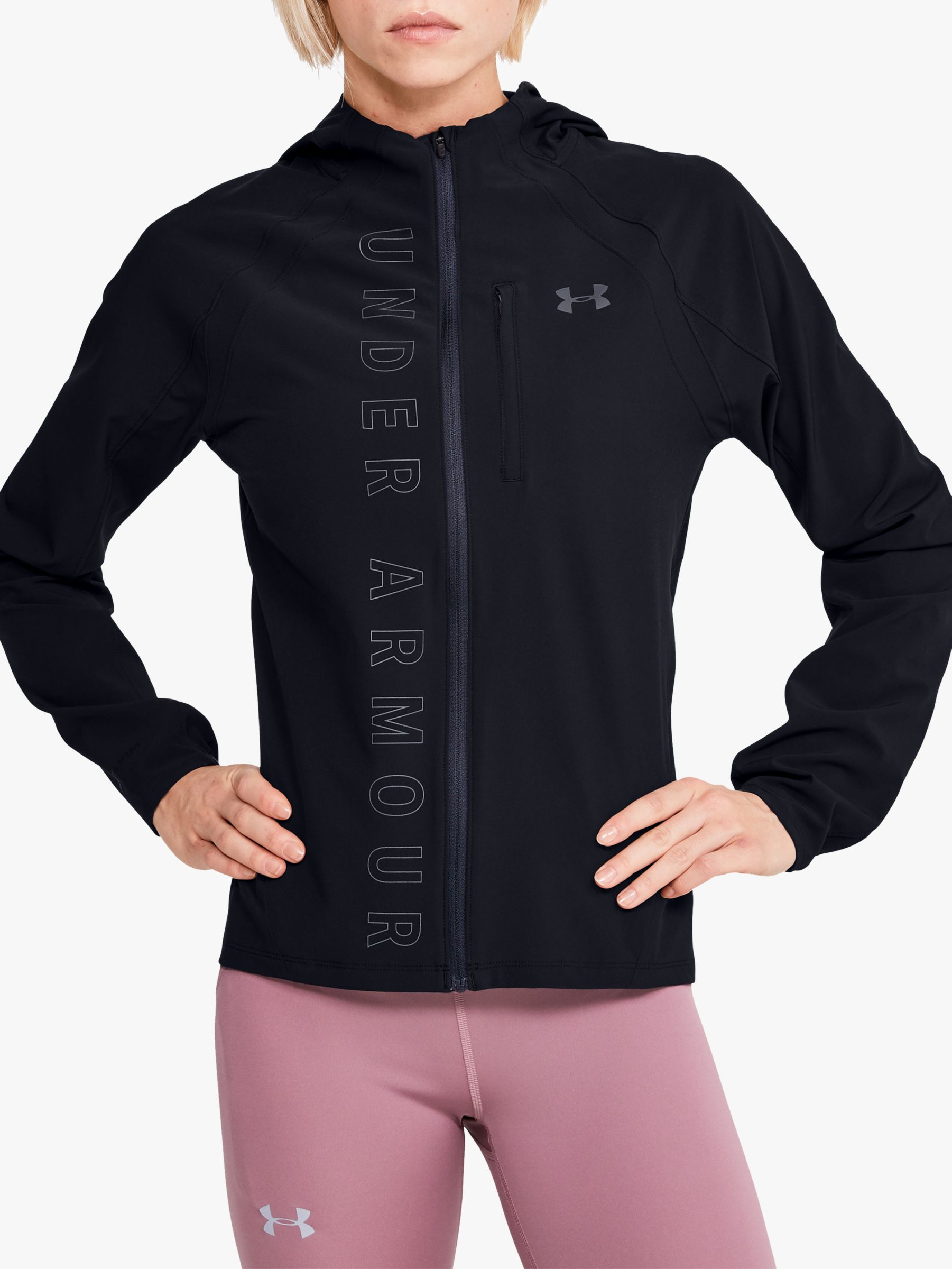 Under Armour Qualifier Outrun The Storm Women's Running Jacket, Black ...