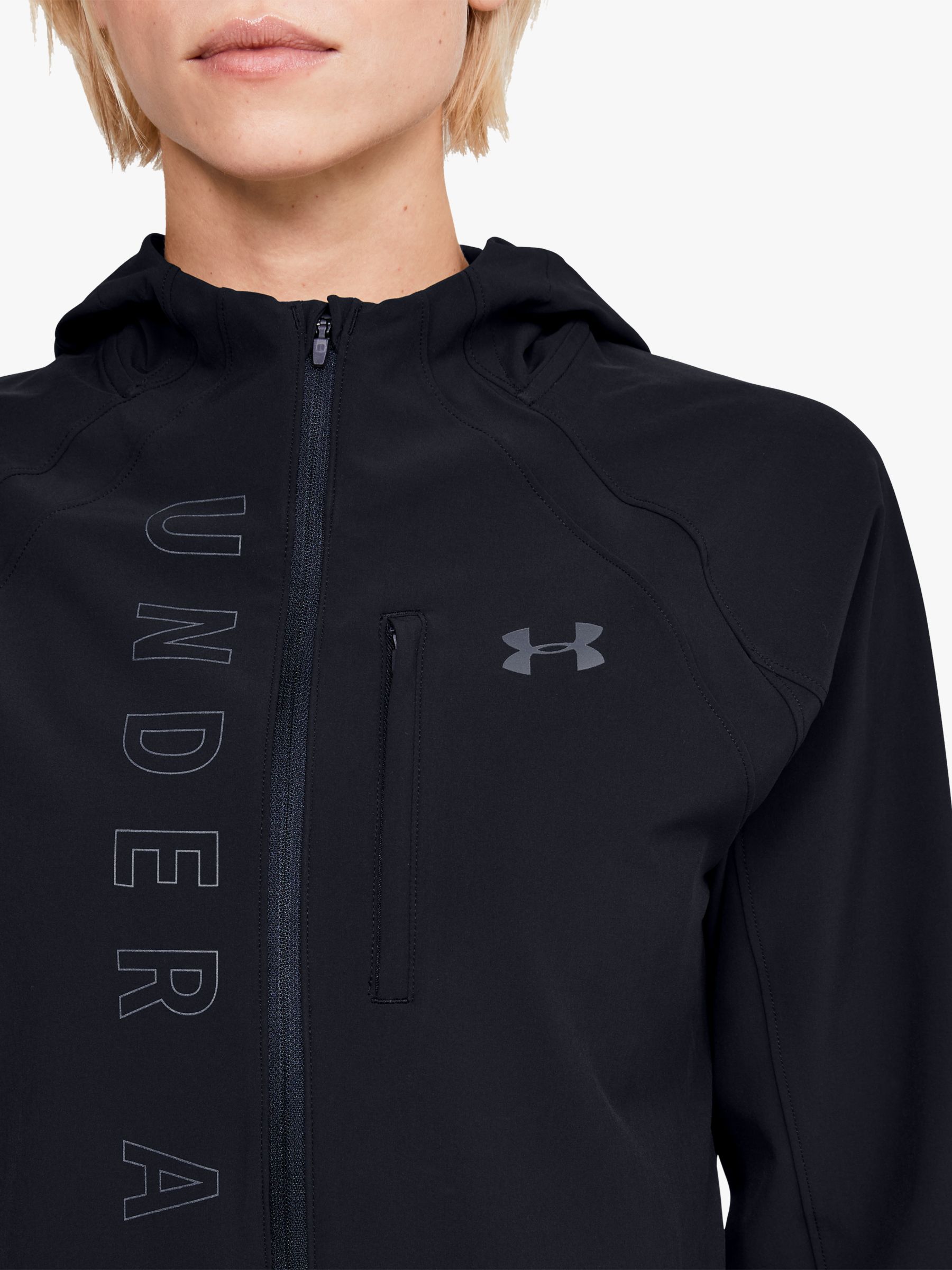 Under Armour Qualifier Outrun The Storm Women's Running Jacket, Black