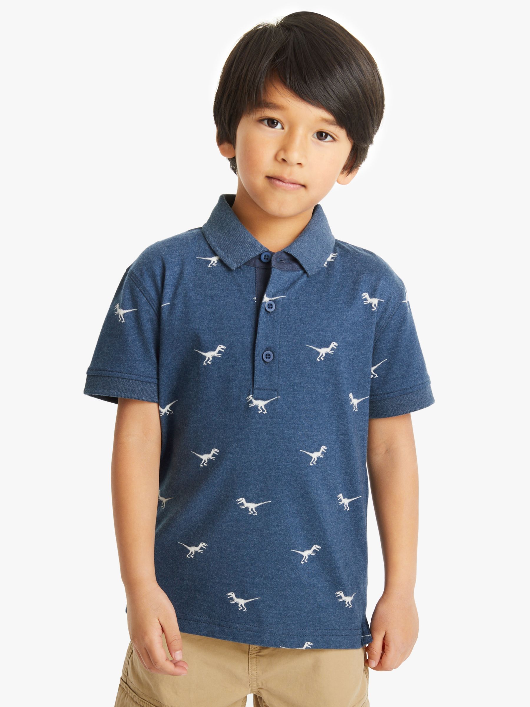 John Lewis & Partners Boys' Dinosaur Polo Shirt review