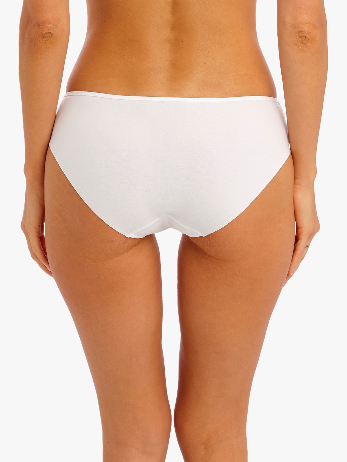 Wacoal Lisse Bikini Knickers, White at John Lewis & Partners