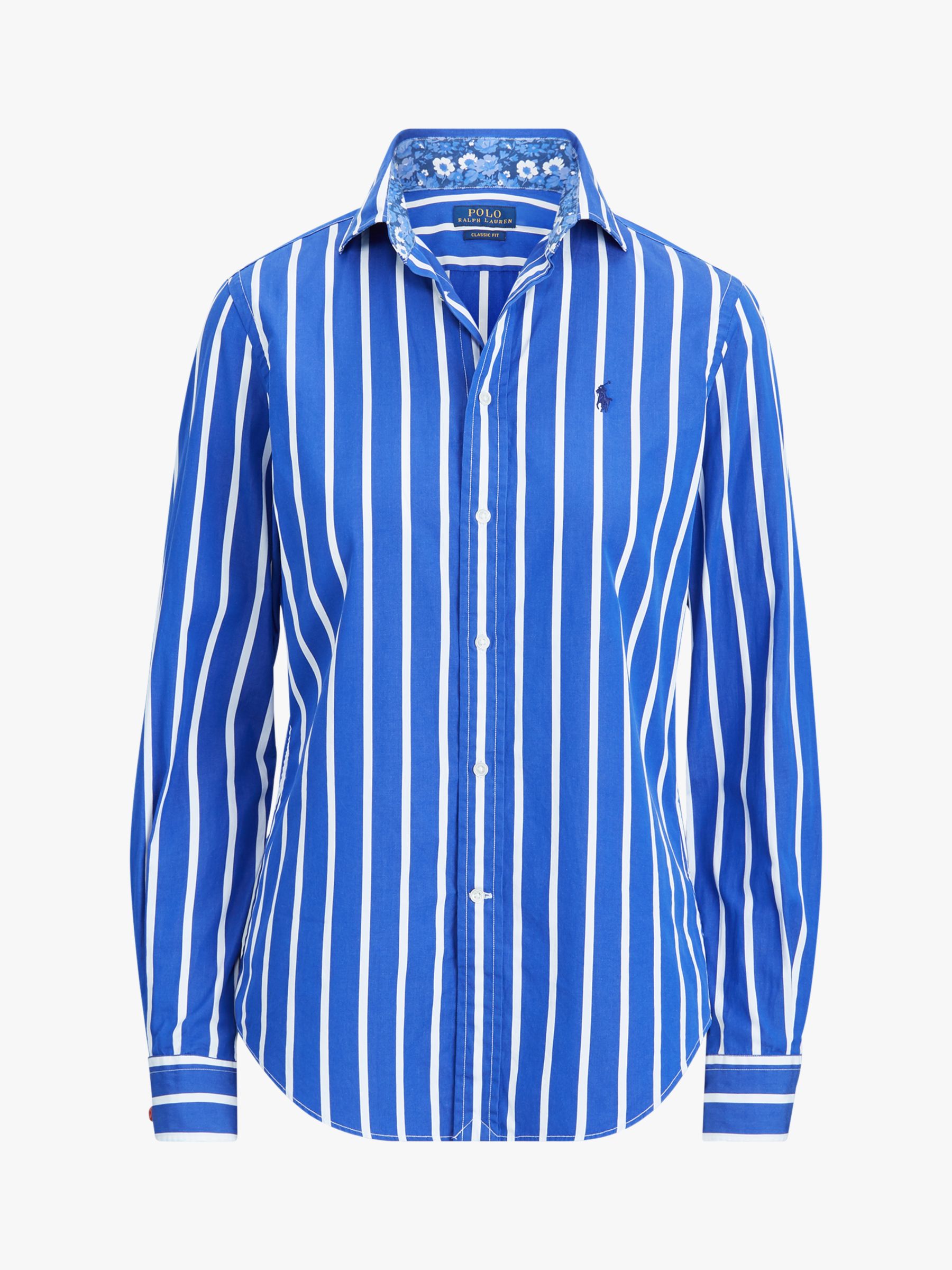 Polo Ralph Lauren Georgia Stripe Shirt, Blue/White
