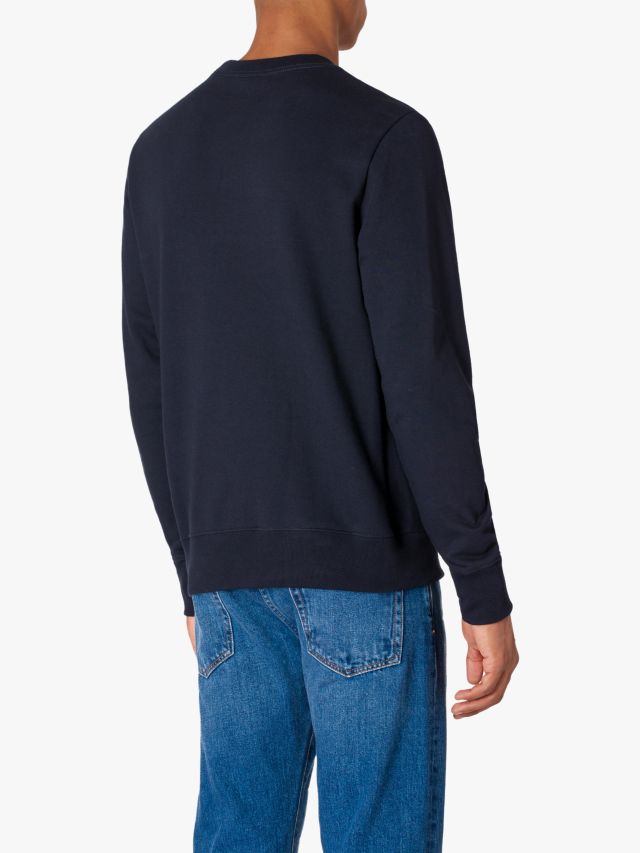 PS Paul Smith Organic Cotton Embroidered UFO Motif Sweatshirt