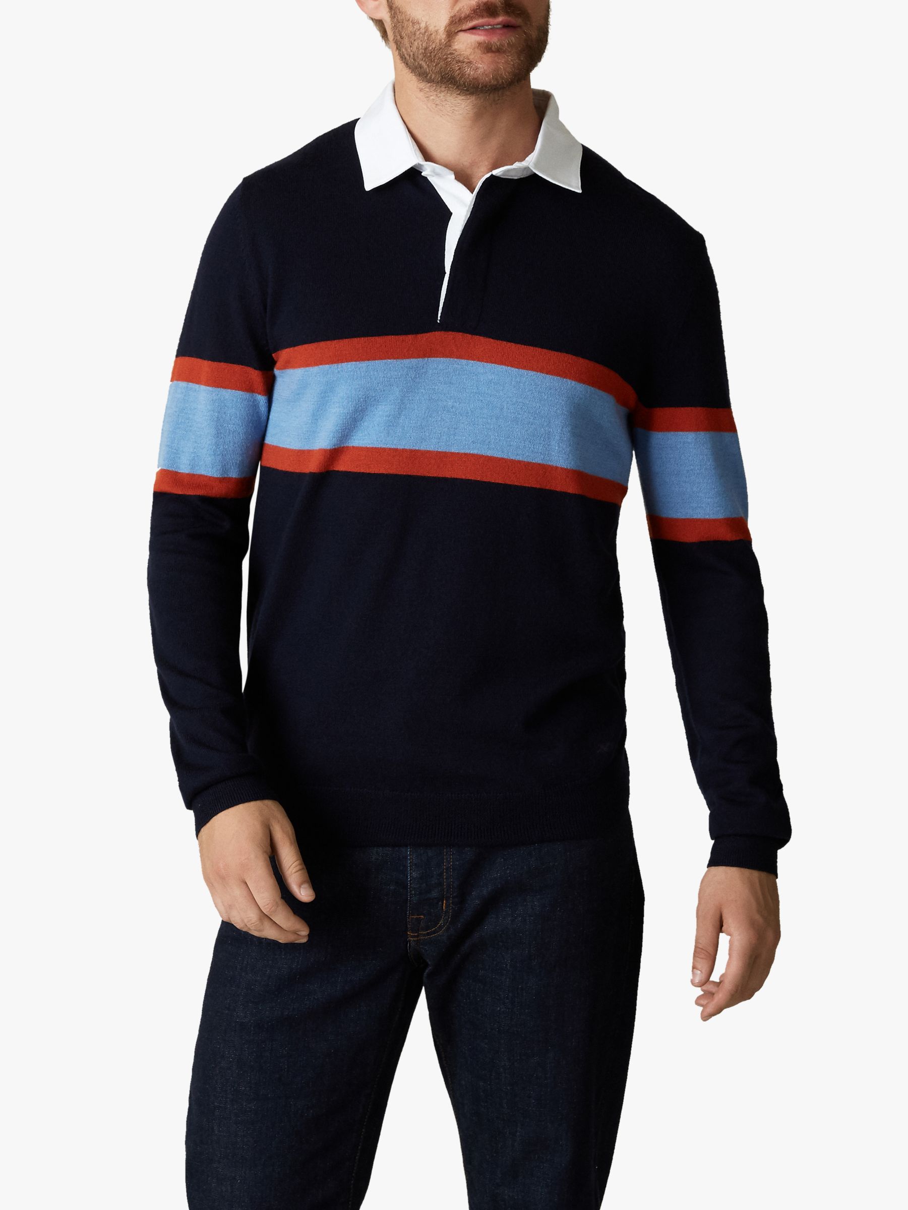 Jaeger Merino Bold Stripe Rugby Top review