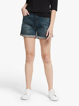 AND/OR Sunset Beach Denim Shorts, Blue Amour