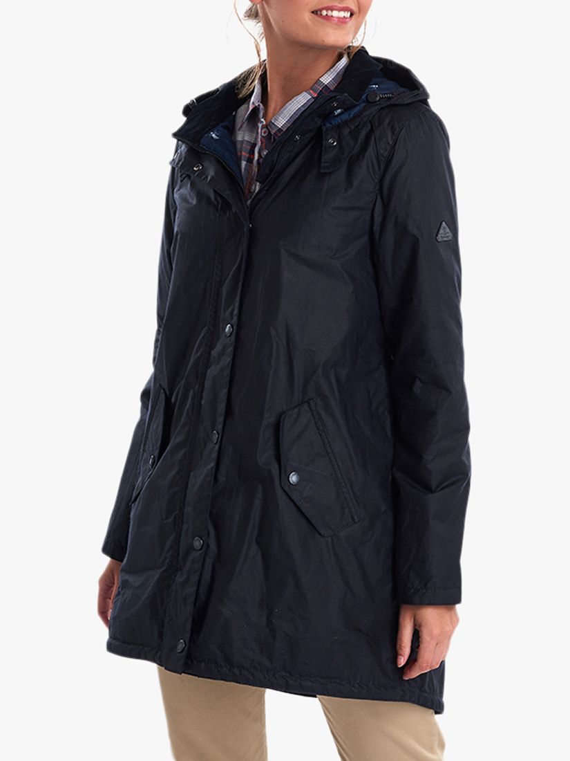 Barbour Oceanfront Waxed Jacket, Royal 