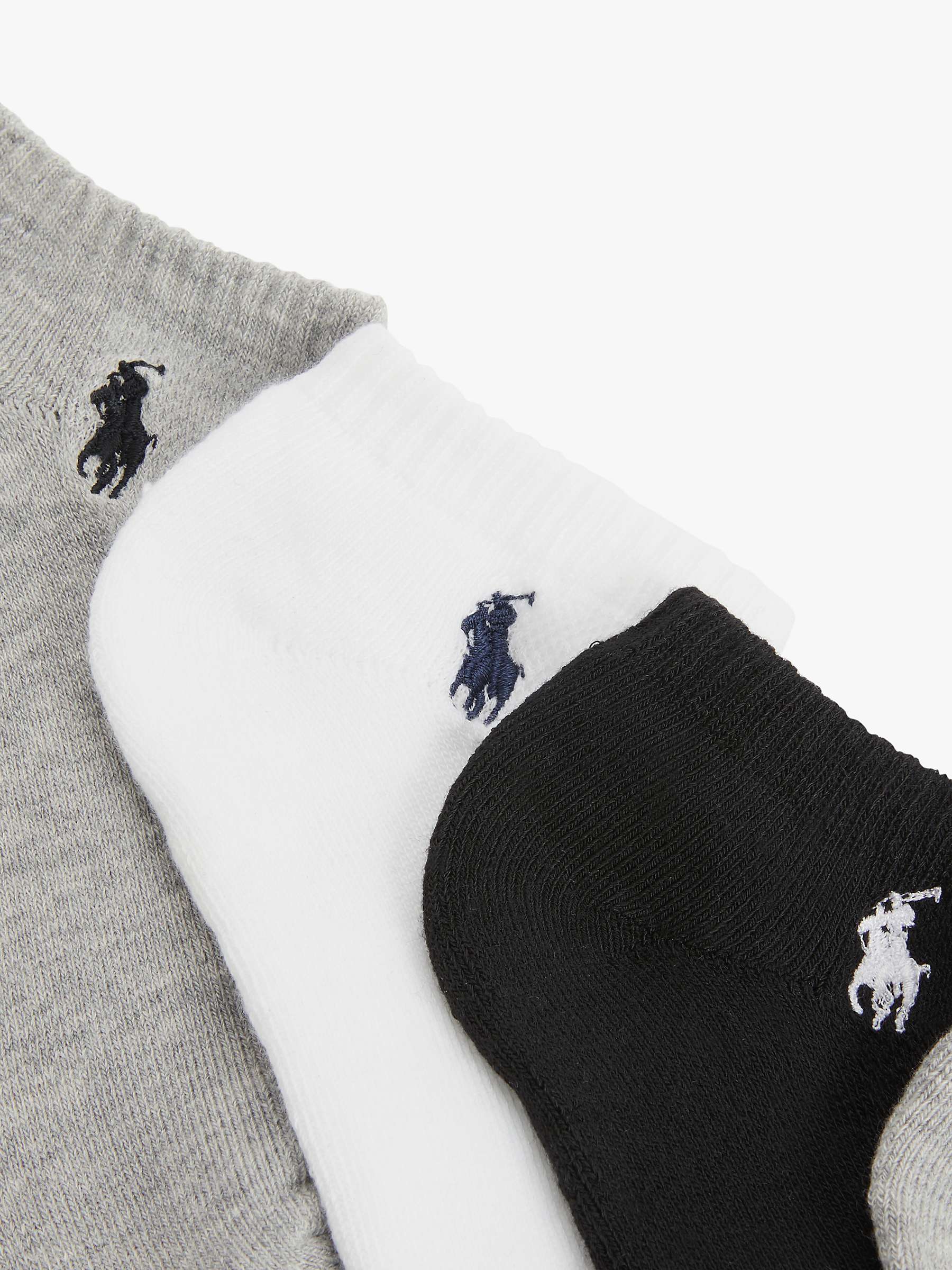 Buy Polo Ralph Lauren Trainer Socks, Pack of 6, Multi Online at johnlewis.com